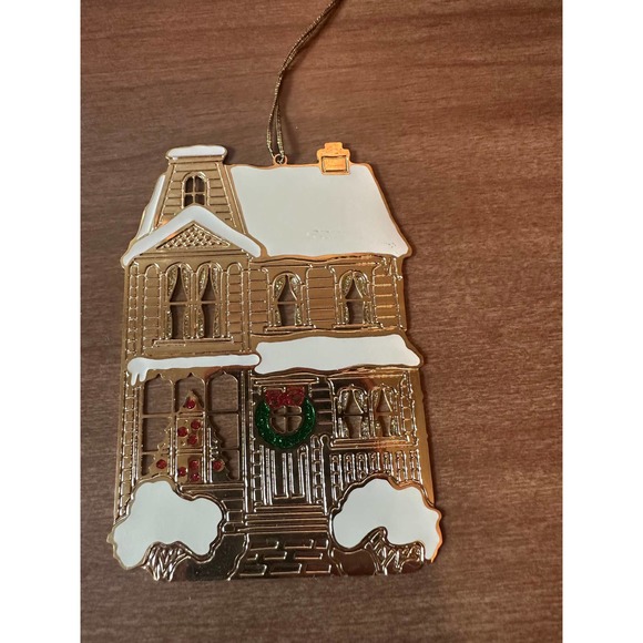 Vintage 24K plated Christmas ornament - Picture 5 of 10